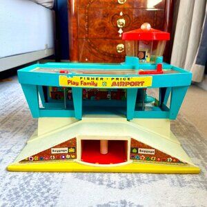 Fisher-Price Play Family Airport 1970s Nostalgia Toy